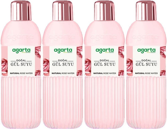 Agarta Doğal Gül Suyu 400ML (4 Lü Set)