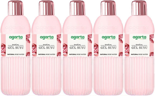 Agarta Doğal Gül Suyu 400ML (5 Li Set)