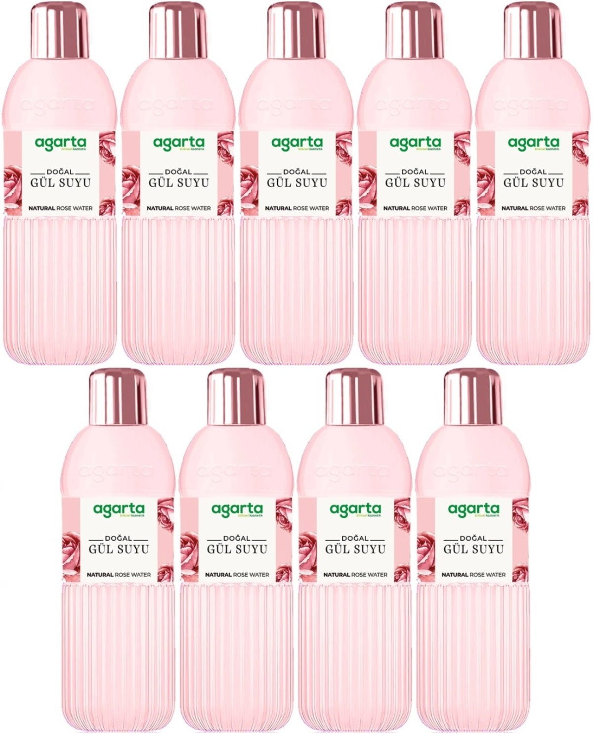 Agarta Doğal Gül Suyu 400ML (9 Lu Set)