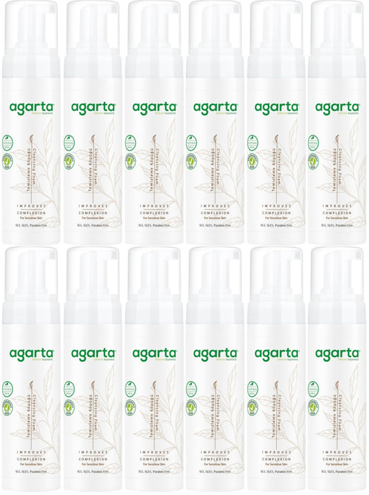 Agarta Doğal Yüz Temizleme Köpüğü 225ML (12 Li Set)