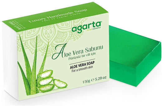 Agarta El Yapımı Doğal Sabun 150GR Aloe Vera