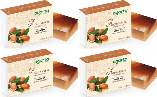 Agarta El Yapımı Doğal Sabun 150GR Argan (4 Lü Set)