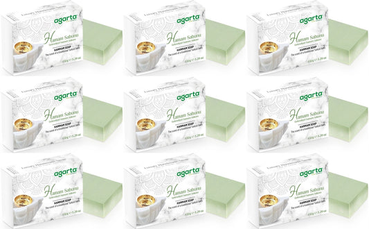 Agarta El Yapımı Doğal Sabun 150GR Hamam (9 Lu Set)
