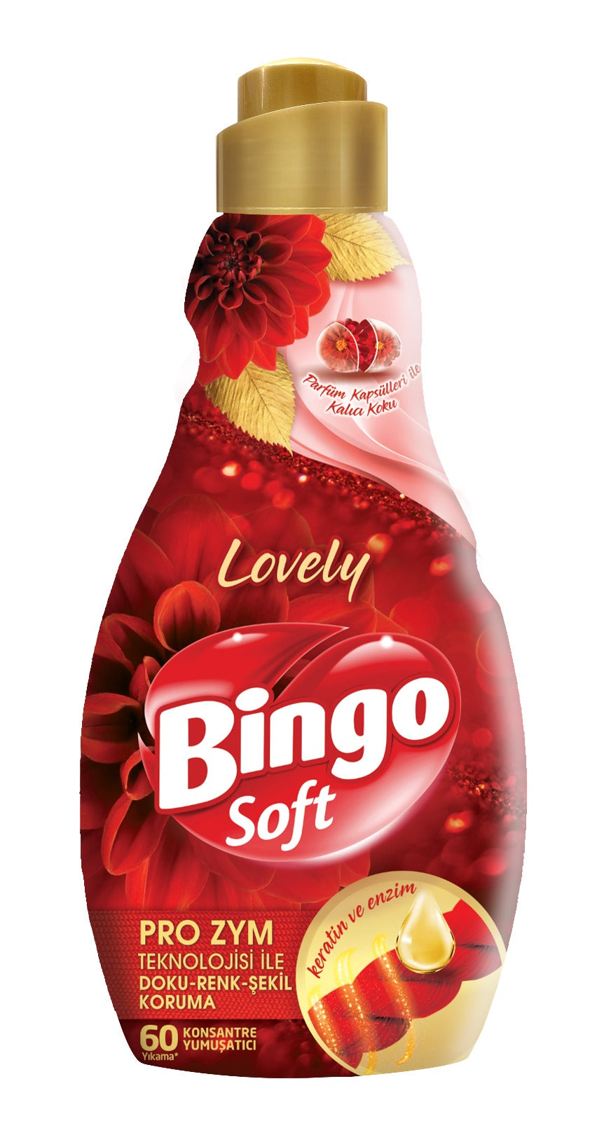 Bingo Soft Çamaşır Yumuşatıcı Konsantre 1440ML Lovely