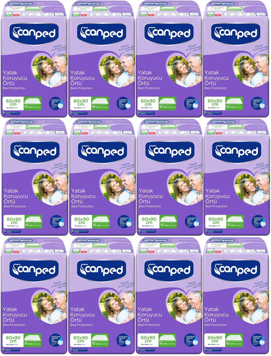 Canped Yetişkin Yatak Koruyucu Örtü 60*90 CM 120 Adet (12PK*10)