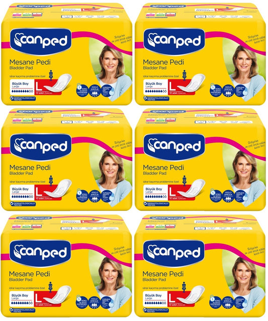 Canped Mesane Pedi Klasik L - Large - Büyük Boy 60 Adet