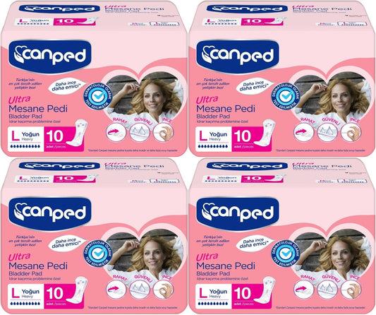 Canped Mesane Pedi Ultra L - Large - Büyük - Yoğun 40 Adet (4PK*10)