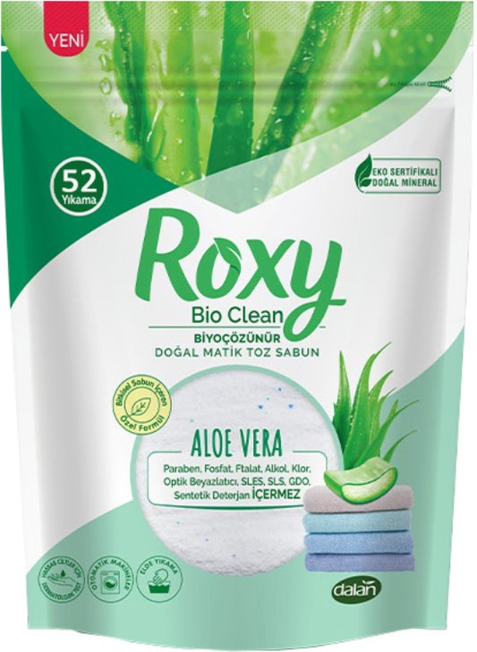 Dalan Roxy Bio Clean Matik Sabun Tozu 1.6Kg Aloe Vera (52 Yıkama)
