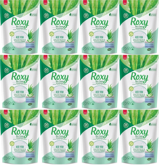 Dalan Roxy Bio Clean Matik Sabun Tozu 800GR Aloe Vera (12 Li Set) (312 Yıkama)