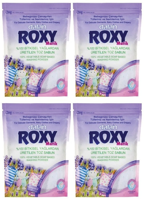 Dalan Roxy Bio Clean Matik Sabun Tozu 800GR Lavanta Bahçesi (4 Lü Set) (104 Yıkama)