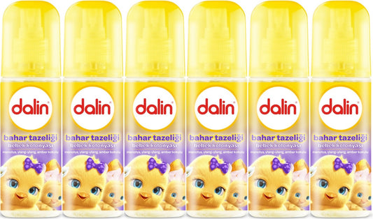 Dalin Bebek Kolonyası 150ML Bahar Tazeliği (Manolya-Ylang,Ylang-Amber Kokulu) (6 Lı Set)