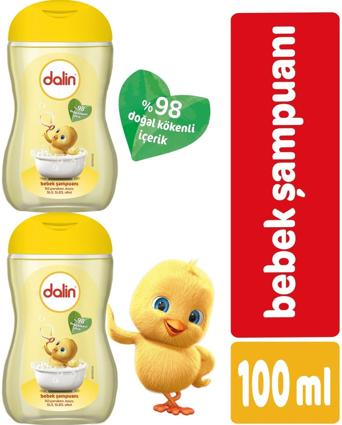Dalin Bebek Şampuanı Klasik 100ML (2 Li Set)