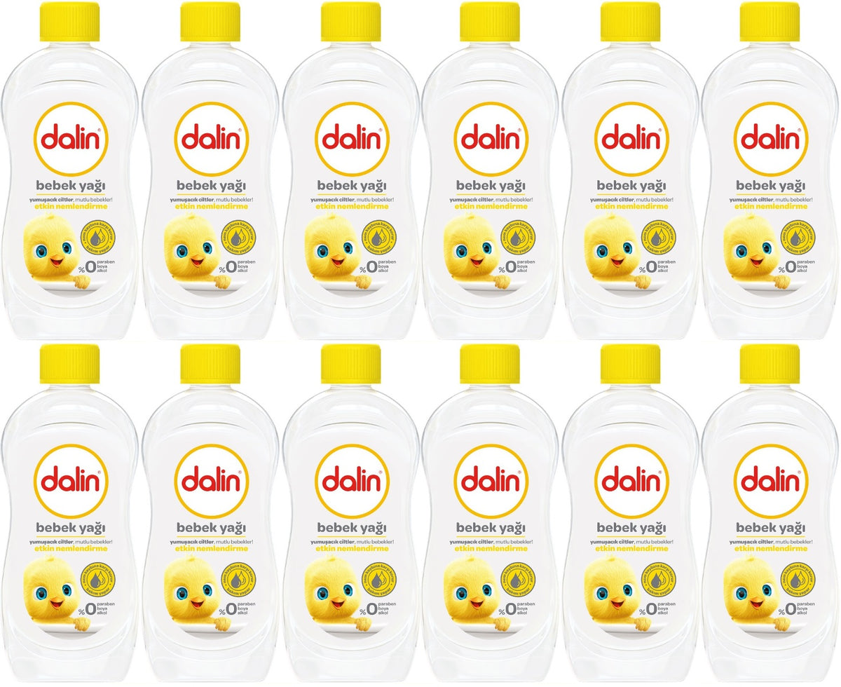 Dalin Bebek Yağı 300ML Klasik Etkin Nemlendirici (12 Li Set)