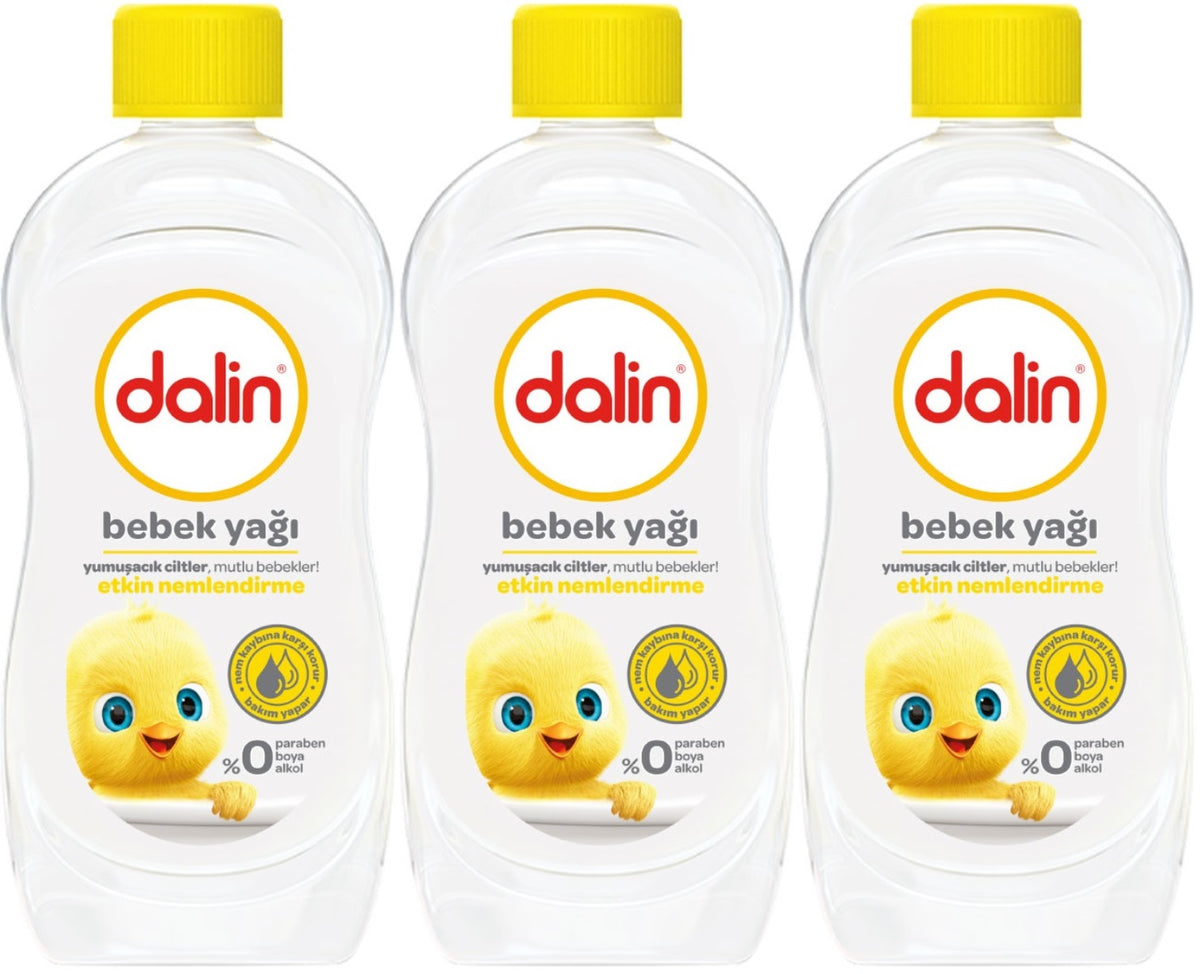 Dalin Bebek Yağı 300ML Klasik Etkin Nemlendirici (3 Lü Set)