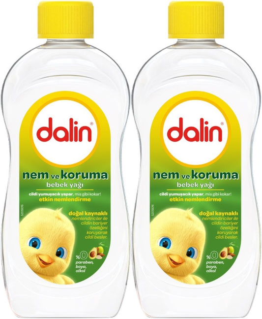 Dalin Bebek Yağı 300ML Nem ve Koruma (Avokado) (2 Li Set)