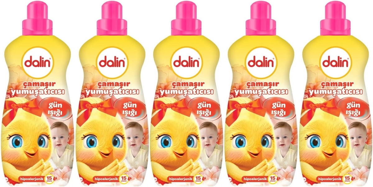 Dalin Çamaşır Yumuşatıcı 1500ML Gün Işığı (Hipoalerjenik) (5 Li Set)