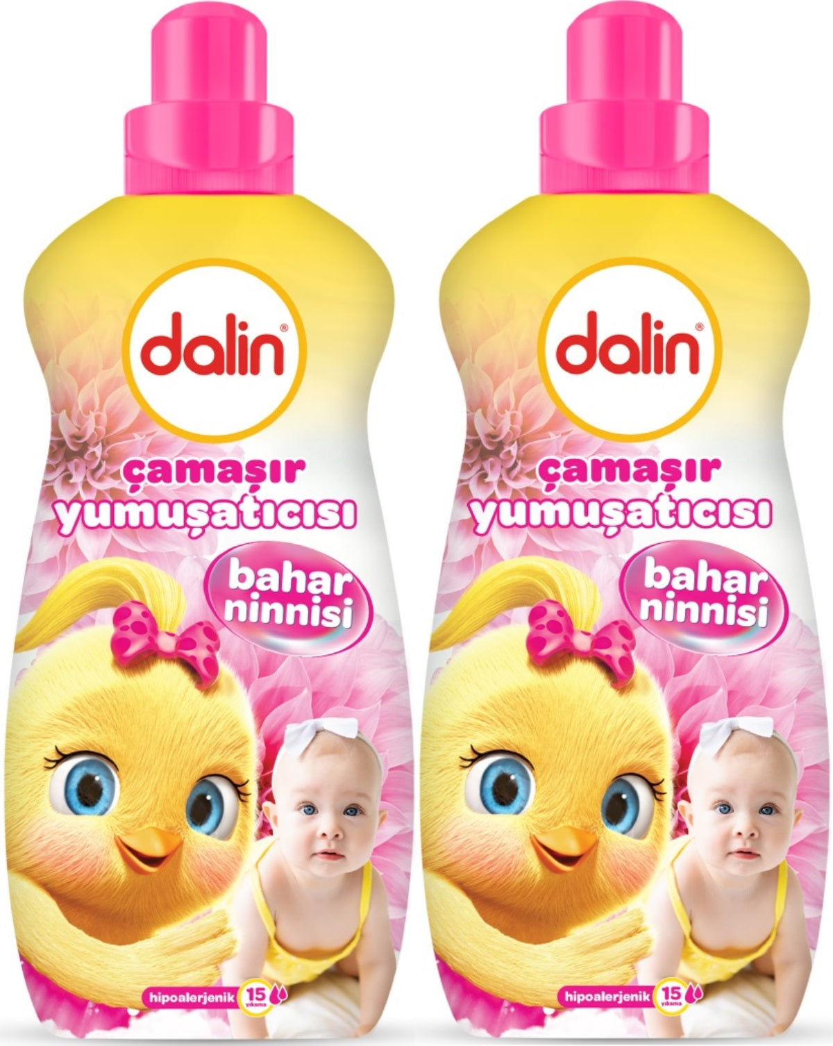 Dalin Çamaşır Yumuşatıcı 1500ML Bahar Ninnisi (2 Li Set) (Bebeklere Özel)