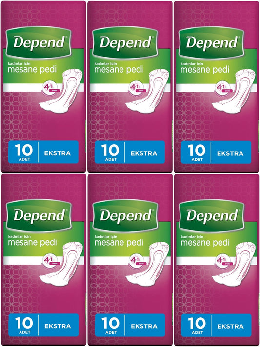 Depend Mesane Pedi Kadın Ekstra 60 Adet