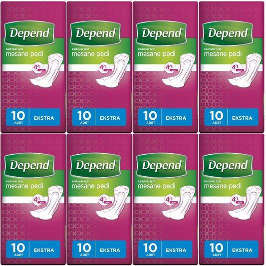 Depend Mesane Pedi Kadın Ekstra 80 Adet