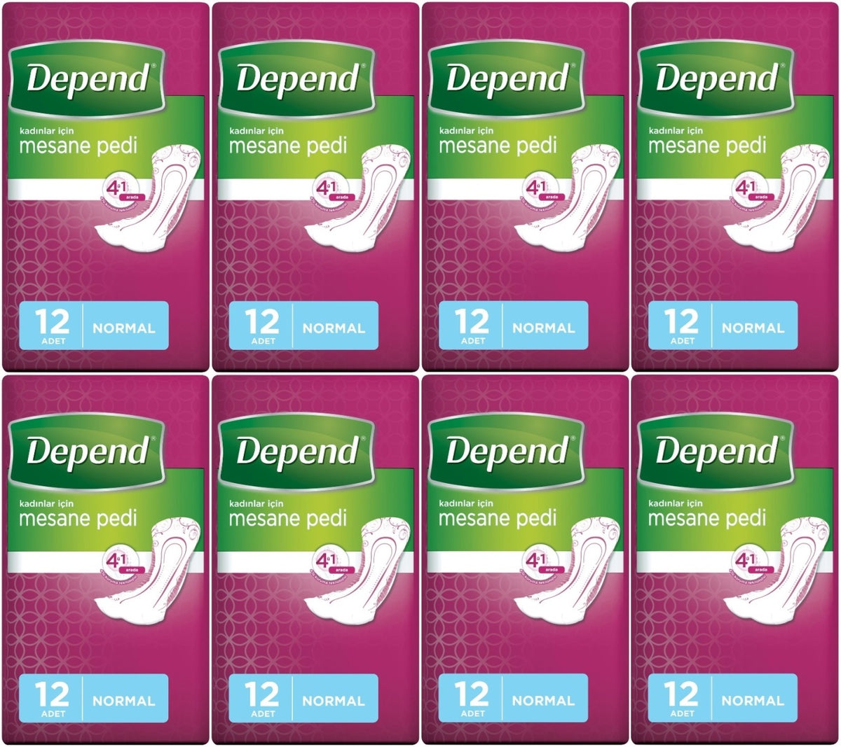 Depend Mesane Pedi Kadın Normal 96 Adet