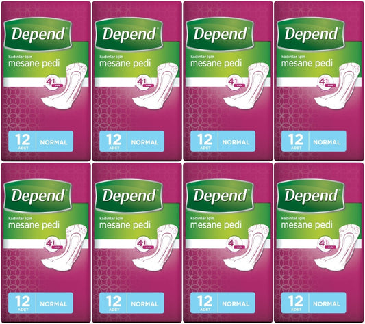 Depend Mesane Pedi Kadın Normal 96 Adet