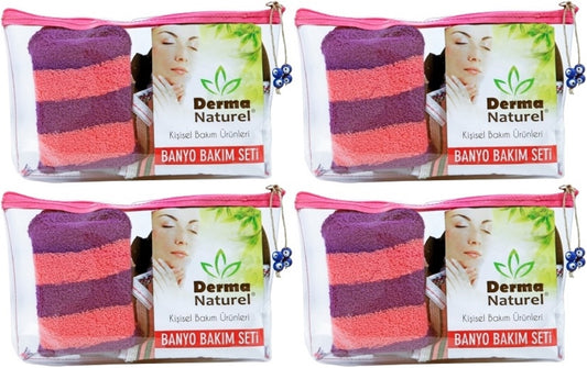Derma Naturel Banyo Bakım Seti 4 Parça (4 Lü Set)