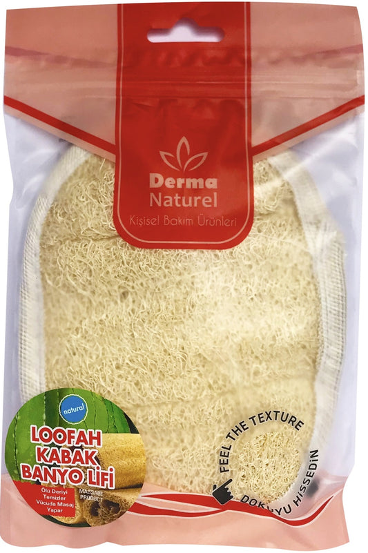 Derma Naturel Loofah Kabak Banyo ve Yüz Lifi (15*24CM) MS-10