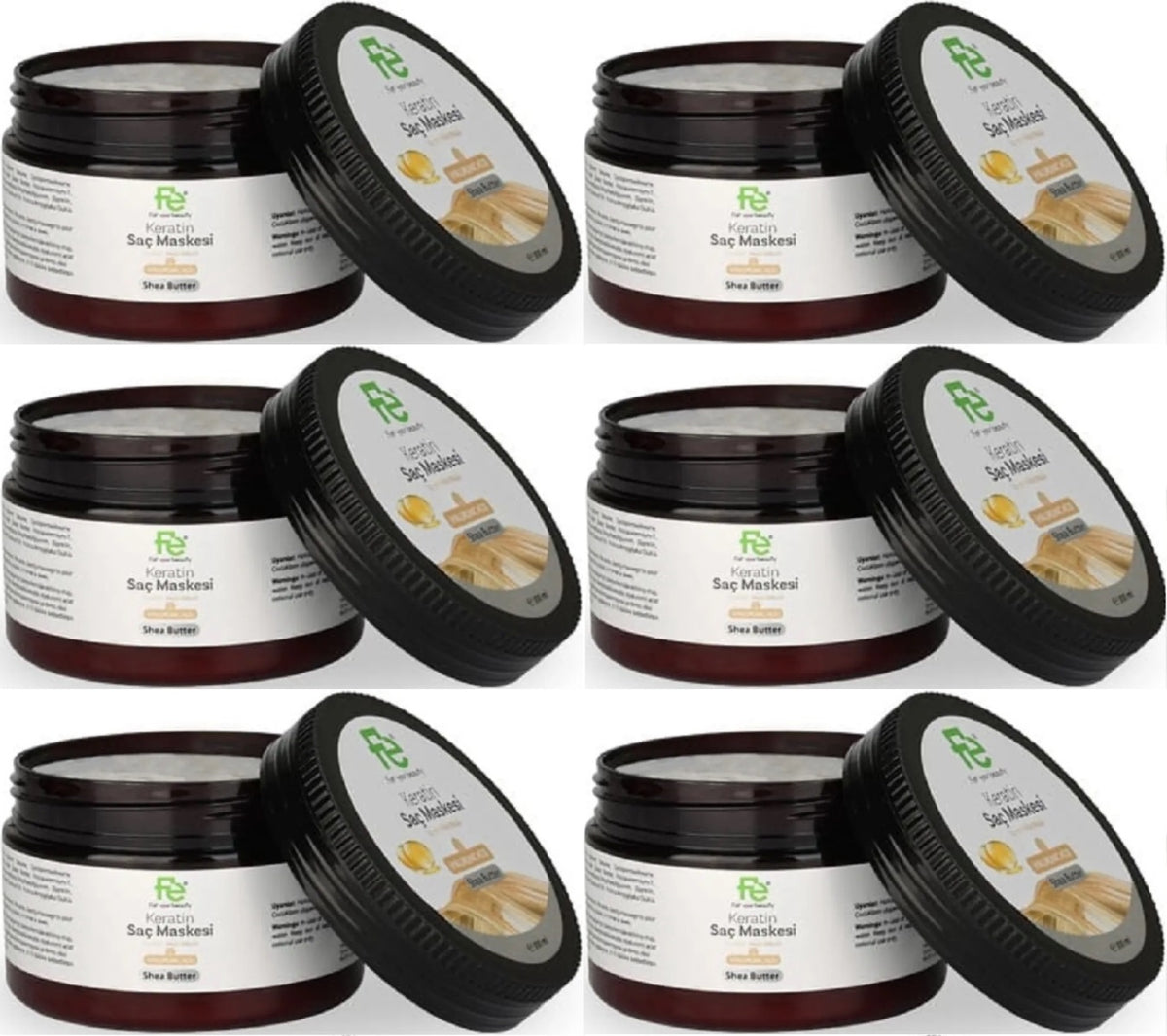 Fe Keratin Saç Maskesi 300ML (6 Lı Set)
