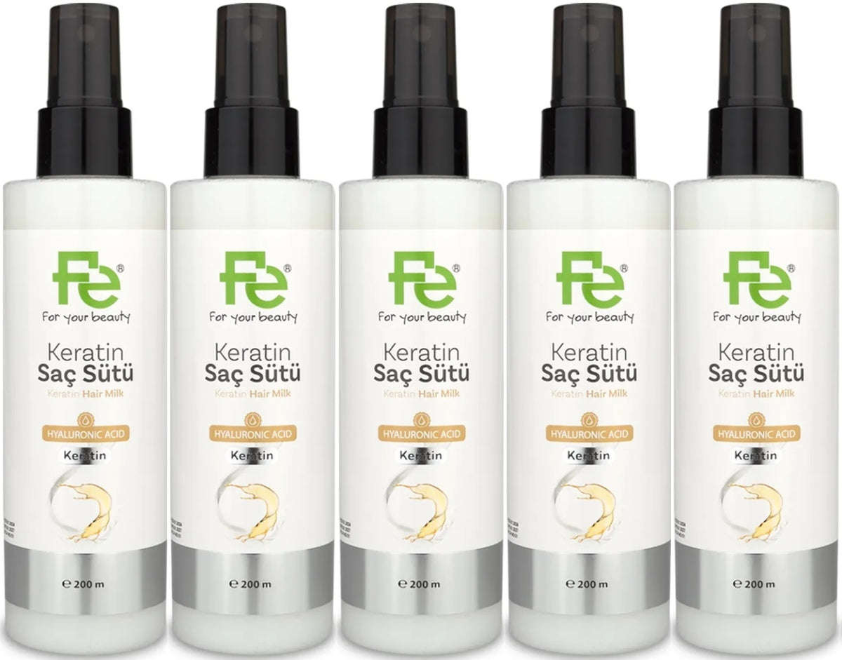 Fe Keratin Saç Sütü 200ML (5 Li Set)