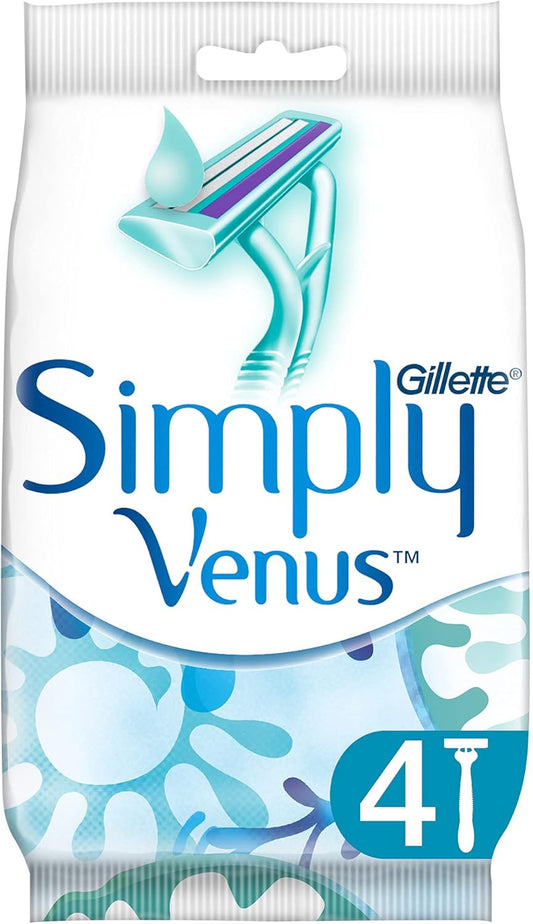 Gillette Simply Venus 2 Kullan At Kadın Tıraş Bıçağı (Pk İçeriği 4 Lü Pk)