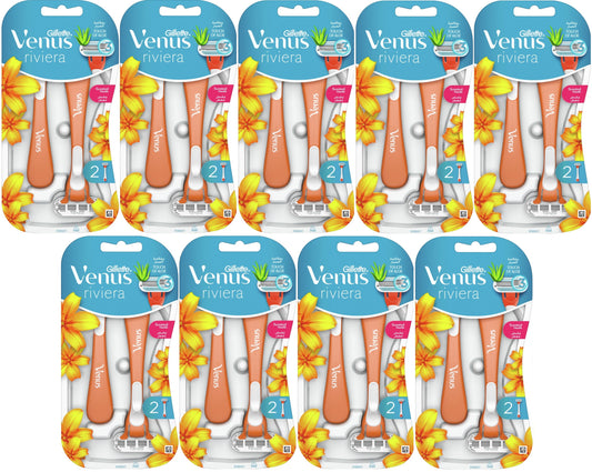 Gillette Venus Riviera Kullan At Kadın Tıraş Bıçağı 18 Li Set (9PK*2)