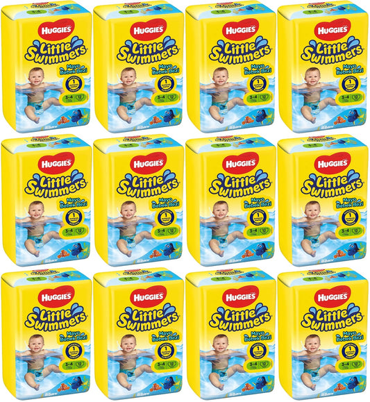 Huggıes Little Swımmers Mayo Bebek Bezi 3-4 Beden 7-15 KG 144 Adet 12PK*12