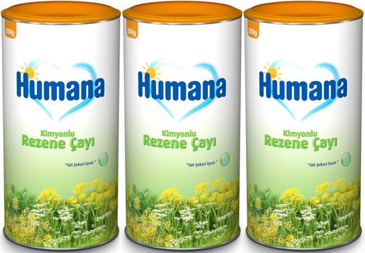 Humana Kimyonlu Rezene Bitki Çayı - Tozu 200GR (3 Lü Set)