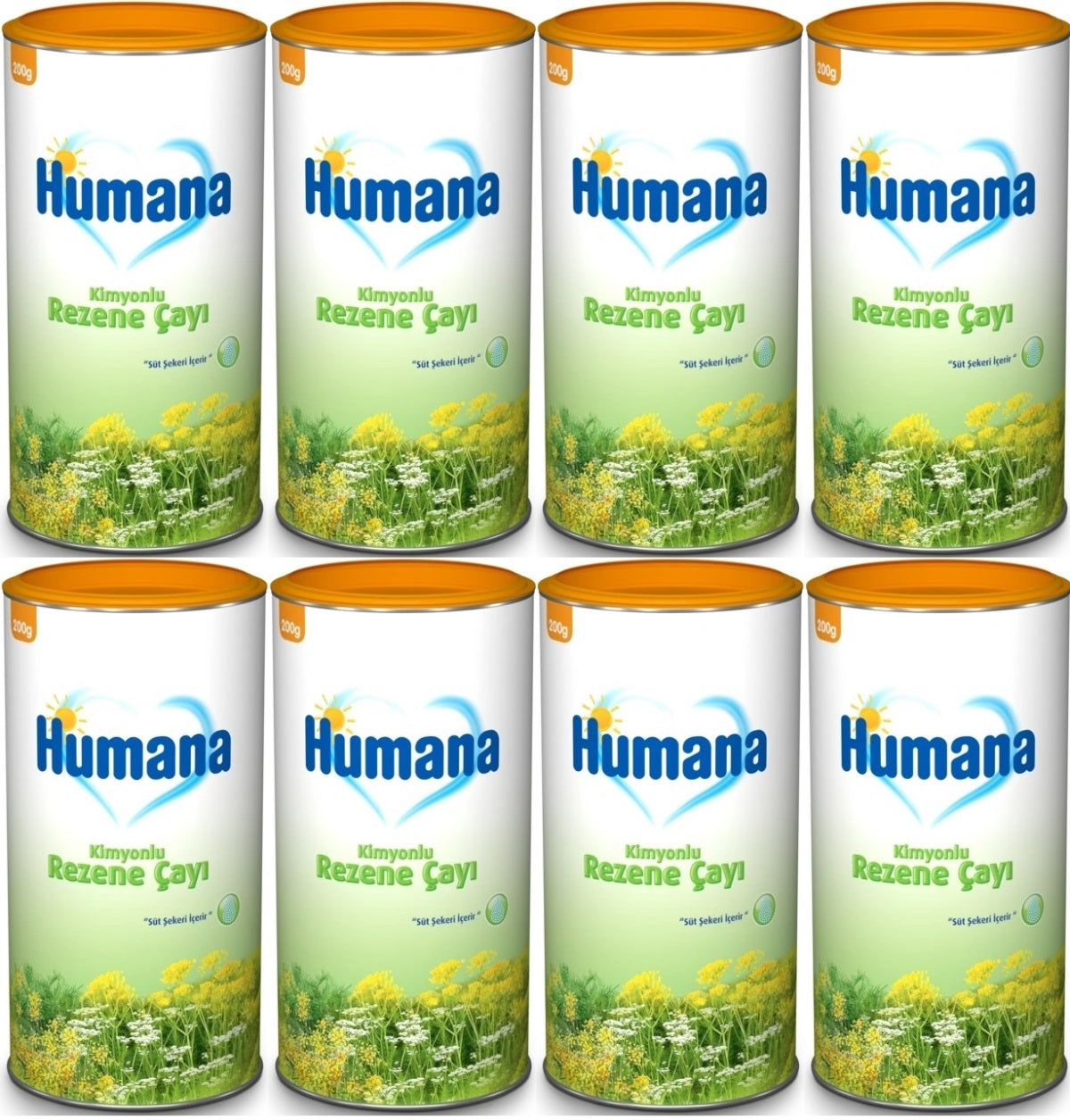 Humana Kimyonlu Rezene Bitki Çayı - Tozu 200GR (8 Li Set)