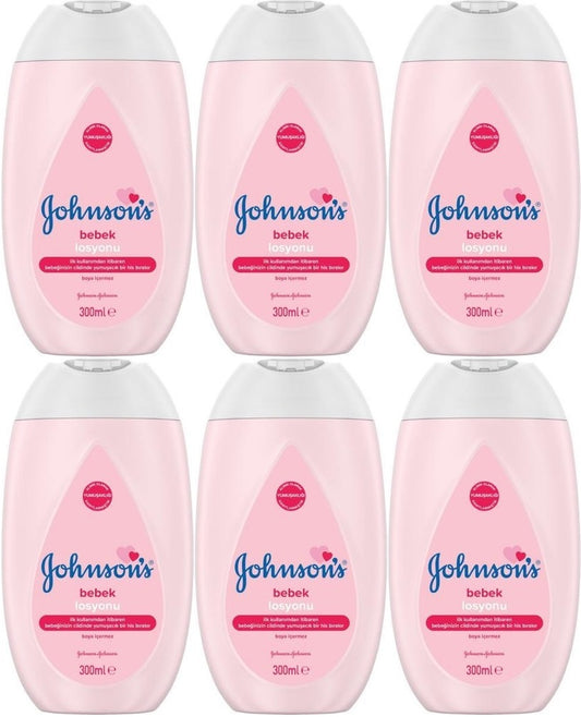Johnsons Baby Bebek Losyon 300ML (6 Lı Set)