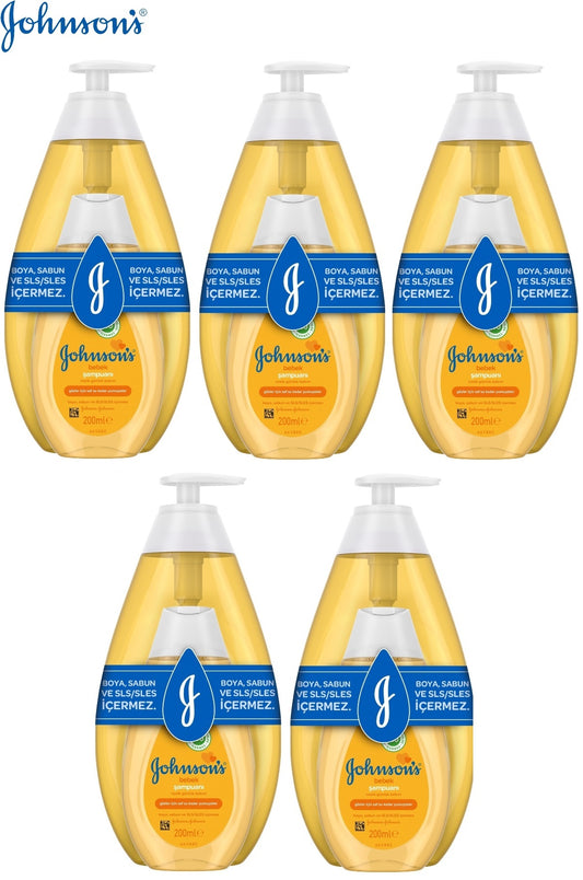 Johnsons Baby Bebek Şampuanı Klasik 750ML+200 Hediye (5 Li Set)