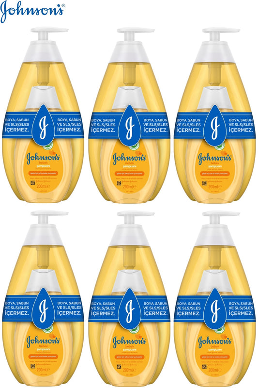 Johnsons Baby Bebek Şampuanı Klasik 750ML+200 Hediye (6 Lı Set)