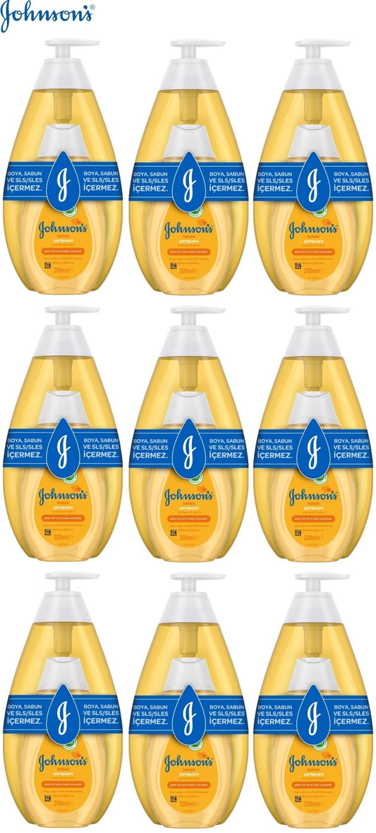 Johnsons Baby Bebek Şampuanı Klasik 750ML+200 Hediye (9 Lu Set)