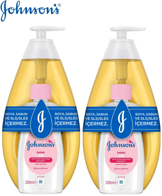 Johnsons Baby Bebek Şampuanı Klasik 750Ml+Bebek Yağı 200Ml (2 Li Set)