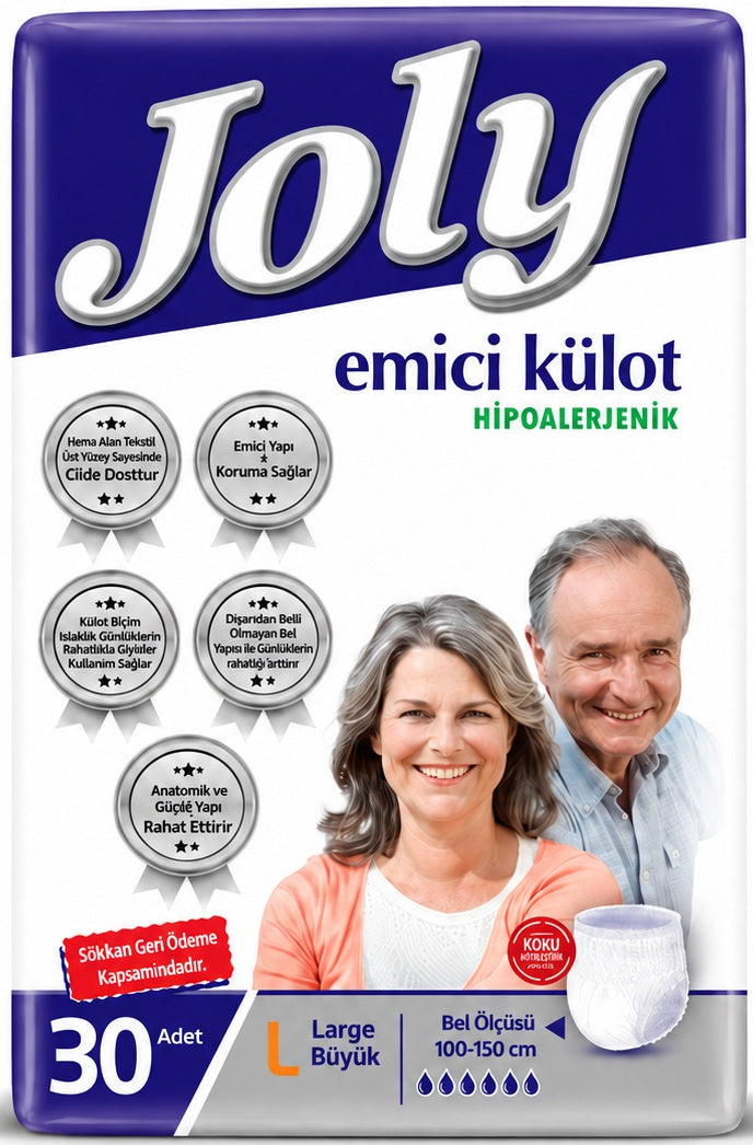 Joly Emici Külot Yetişkin Bezi L - Büyük - Large 30 Adet