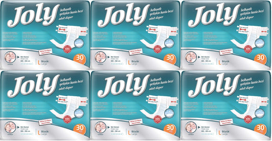 Joly Yetişkin Bezi Bel Bantlı L - Büyük - Large 180 Adet