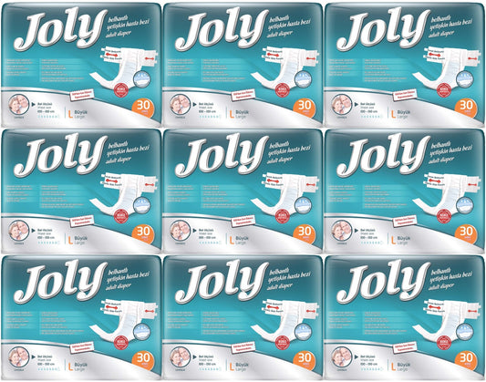 Joly Yetişkin Bezi Bel Bantlı L - Büyük - Large 270 Adet