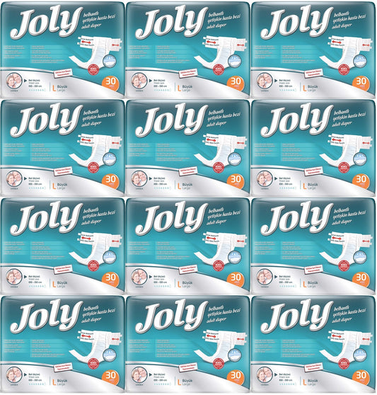 Joly Yetişkin Bezi Bel Bantlı L - Büyük - Large 360 Adet