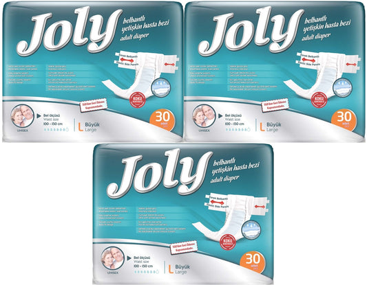 Joly Yetişkin Bezi Bel Bantlı L - Büyük - Large 90 Adet