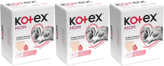 Kotex Mom Lohusa Külodu - Külot Bez S - Small - Küçük / M - Medium - Orta 24 Lü Set (3PK*8)