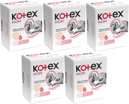 Kotex Mom Lohusa Külodu - Külot Bez S - Small - Küçük / M - Medium - Orta 40 Lı Set (5PK*8)