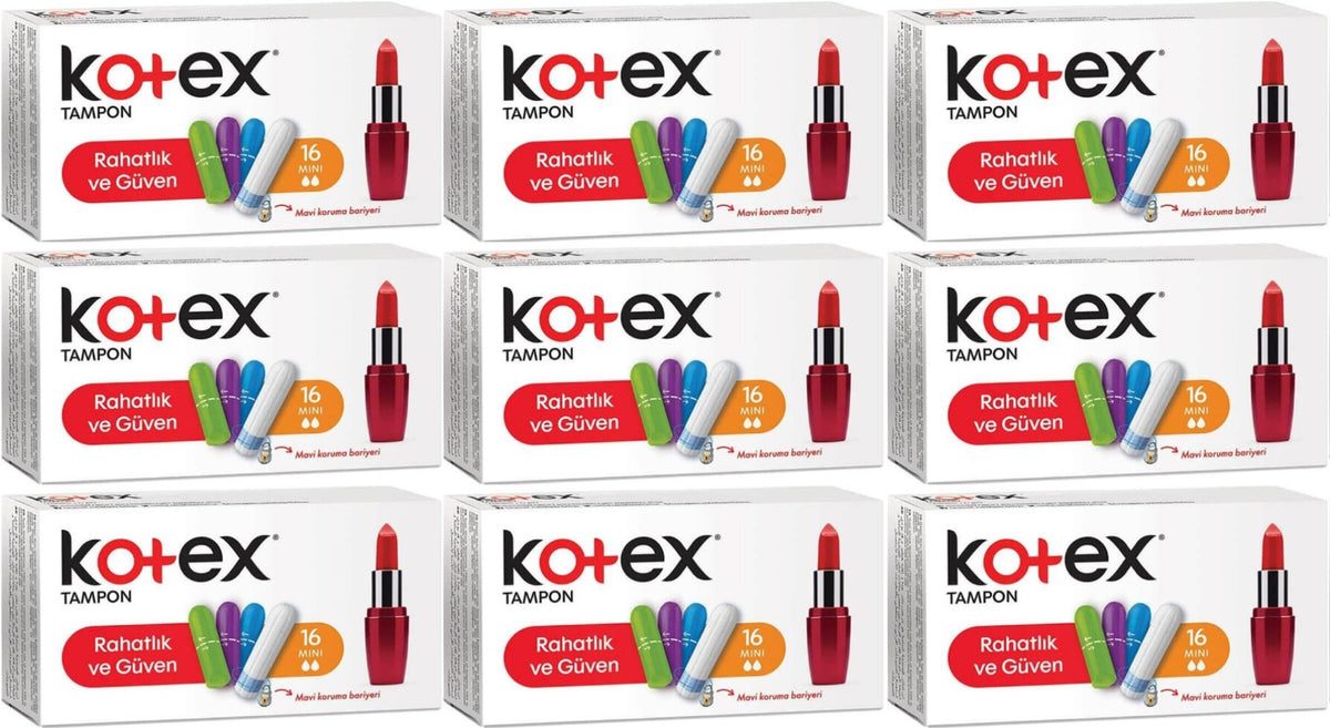 Kotex Tampon Mini 144 Lü Set (9PK*16)