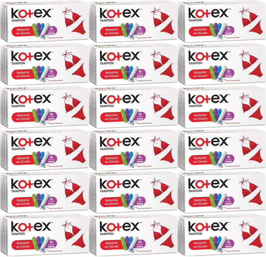 Kotex Tampon Normal 288 Li Set (18PK*16)