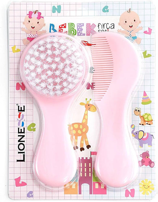Lionesse Bebek Fırça Seti (LNS:2010) - Pembe