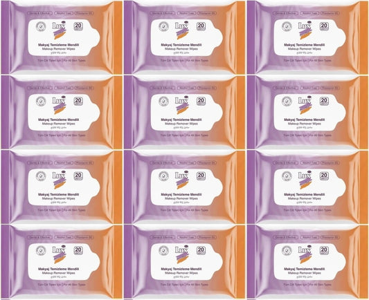 Lux Makyaj Temizleme Mendili Havlu 240 Yaprak (12PK*20)